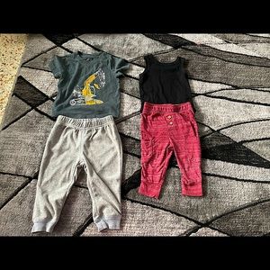 Two tops and two bottoms